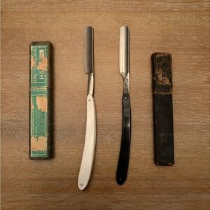 Vintage German Straight Blade Razors